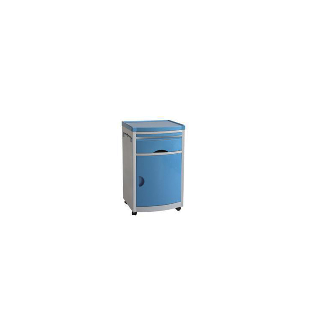 YH-C07 Factory wholesale mobile hospital beside cabinet medical bedside locker table for clinic furniture