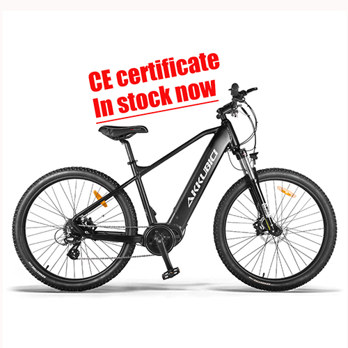 Akkubici CE china pedelec bafang mid motor ebike mtb 250w suspension 28inch electric bikes europe warehouse