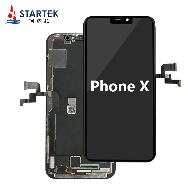 ЖК-экран для телефона X Восстановленный ЖК-дисплей для телефона X замена экрана OEM сенсорный ЖК-экран