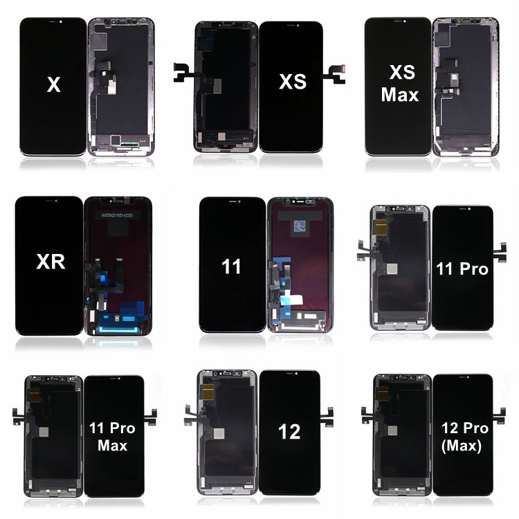Запасные части для мобильного телефона, сенсорный ЖК-экран oled для iphone 6 7 8Plus X Xr Xs 11 11Pro 12 Pro Max, оптовая продажа