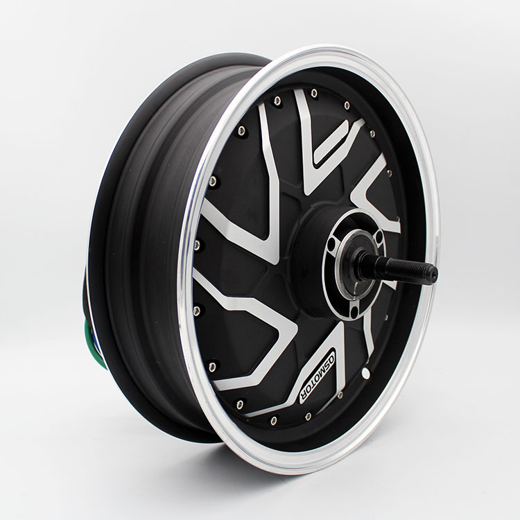 Qsmotor 13 "3000 Вт 48-120 в электрический мотоцикл Скутер дуга Магнитный стальной двойной Холл бесщеточный высокоскоростной двигатель постоянного тока