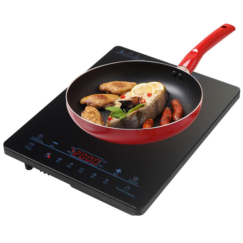 Wholesale electric ceramic slow cooker electronic button control infrared cooktop with burned protection