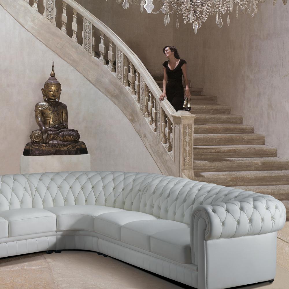 Оптовая продажа, Европейский секционный диван chesterfield для гостиной, комплект мебели