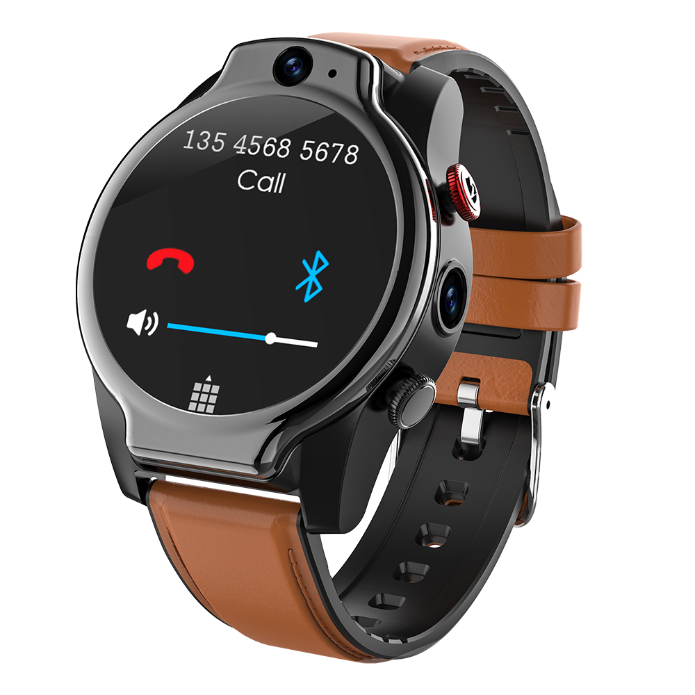 Смарт-часы LEMFO LEM14, 4G, SIM-карта, Android 10, Face ID, 4 ГБ, 64 ГБ, 5ATM, водонепроницаемые, 1100 мАч, двойная камера, GPS