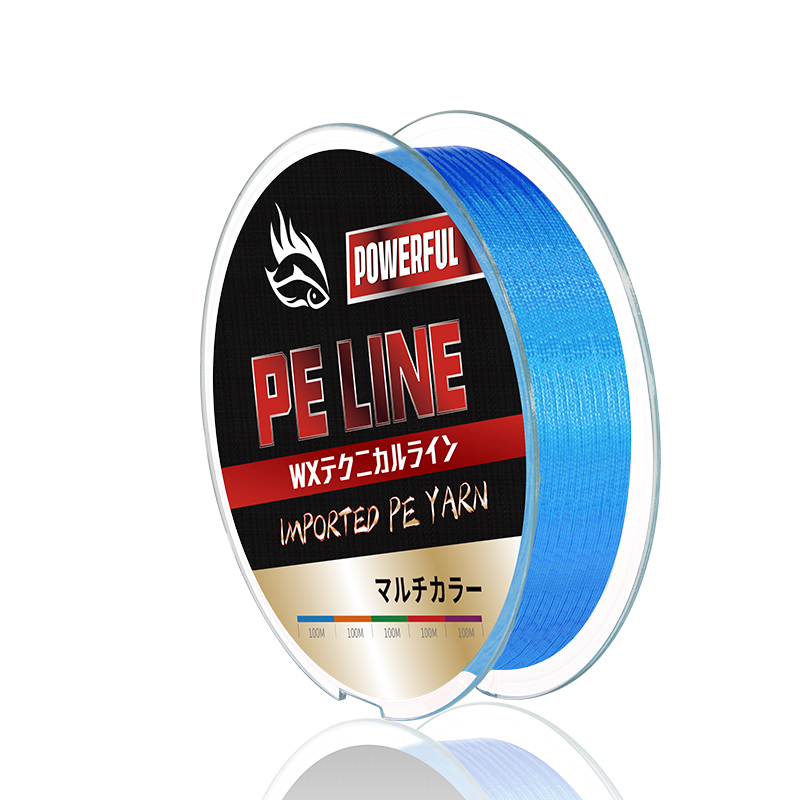 100m Level Shape Large Stock Japanese 4 Stands Braided Fishing Lines