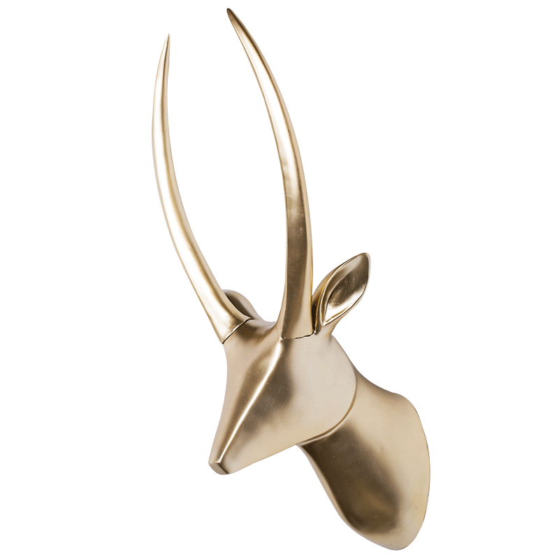 Современные аксессуары для дома, 3D Геометрическая Смола, голова оленя, настенное украшение, искусство стены, интерьер «сделай сам»