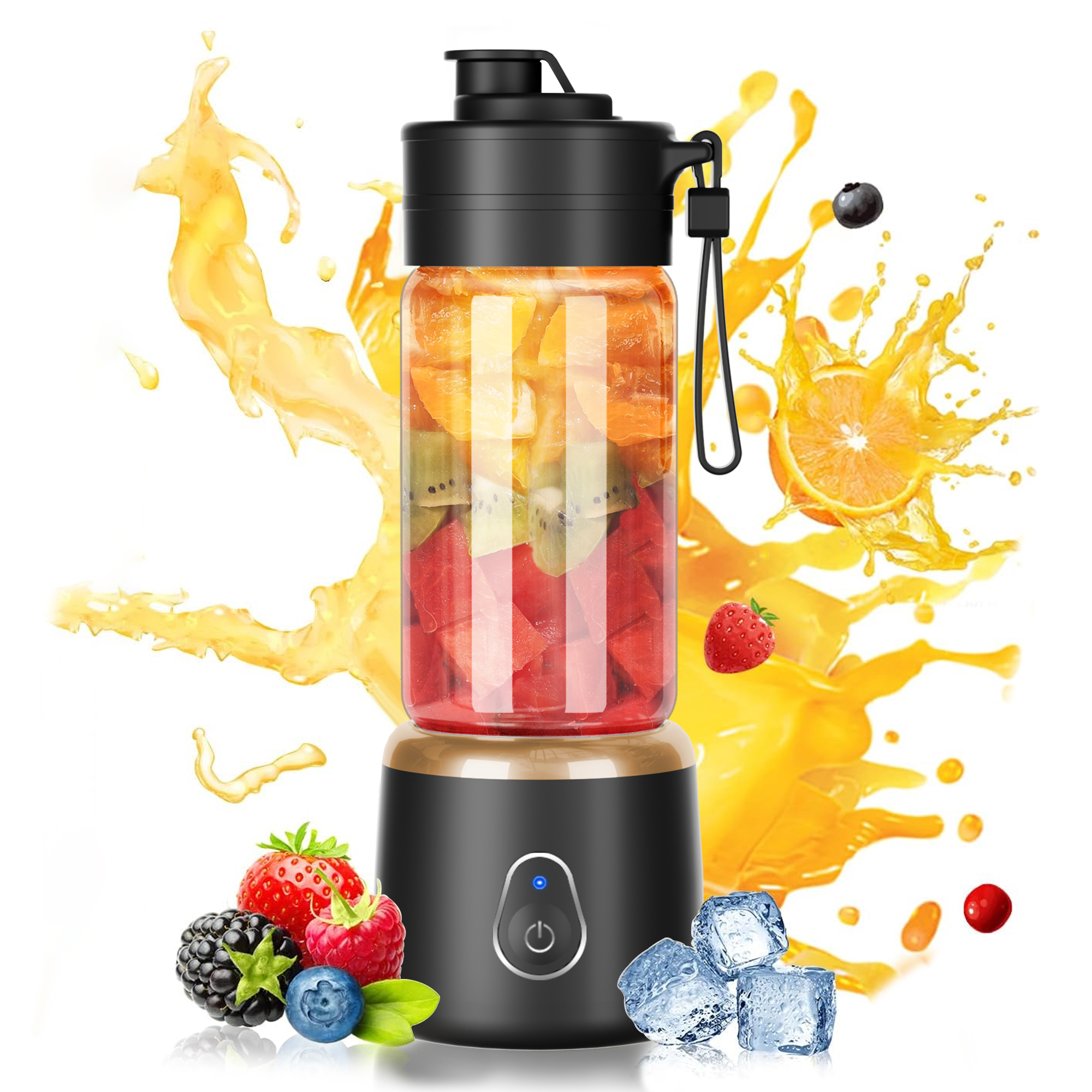 Portable Rechargeable Mini Citrus Juicer Cup Electric Wireless Blender Juice Extractor Machine For Fruit Vegetable Smoothies