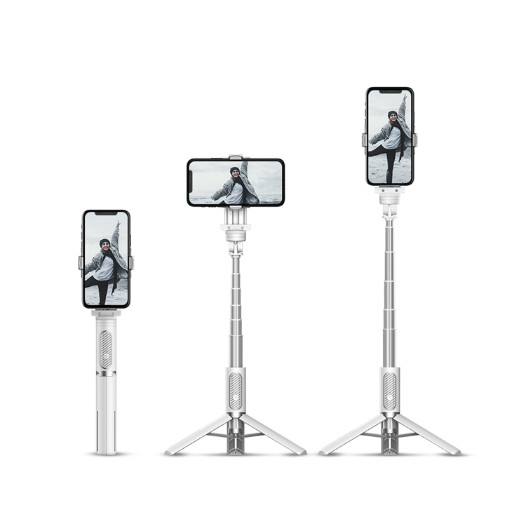 Gesture control Object tracking Anti-shake single-axis stable triangle wireless remote control mobile phone Selfie Couple mode
