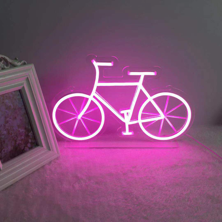 DC 5V usb led неоновая световая вывеска мини-велосипед