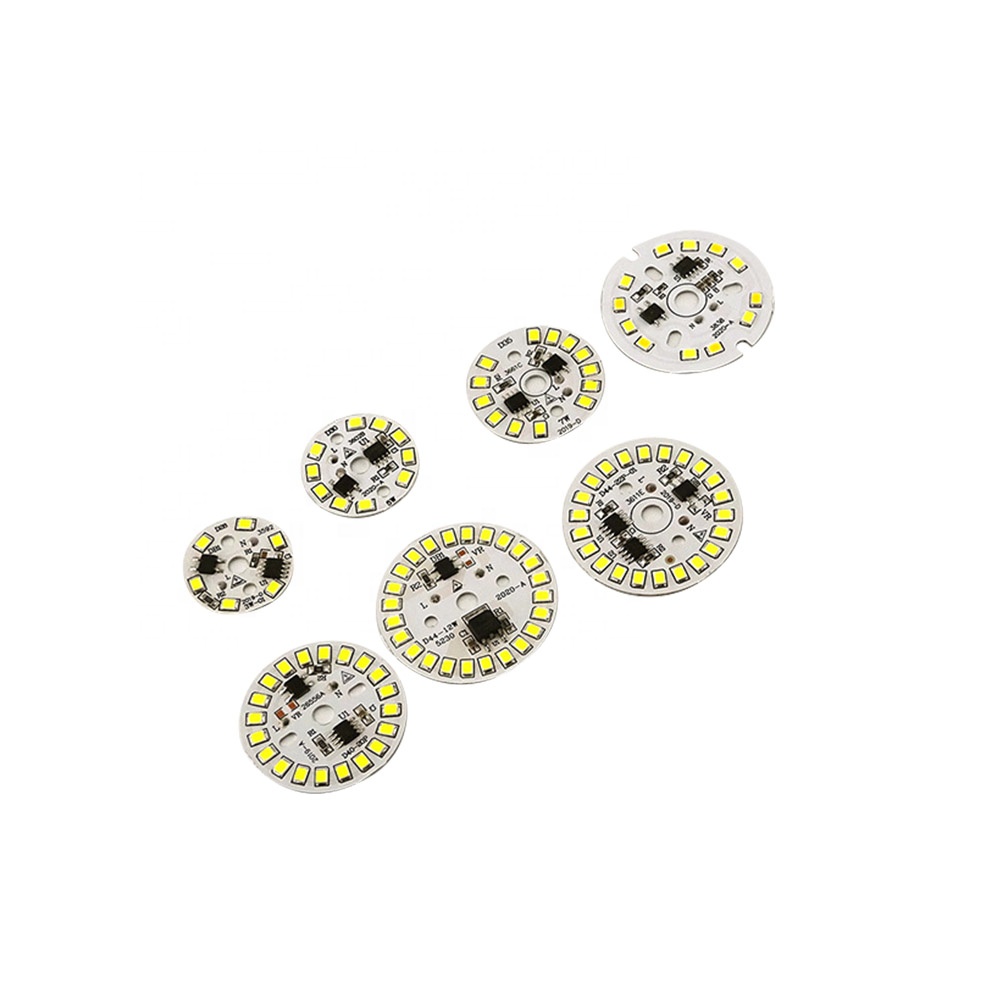 AC220V SMD 2835 USB-HID LED Chips 3W 5W 7W 9W 12W LED Lighting Beads Warm White Free Driver Light Boards Aluminum Lamp plates