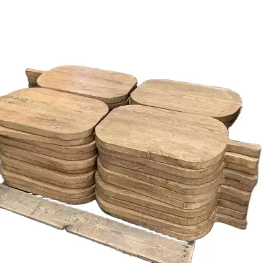 Asian Chinese Recycled Wood Furniture Antique Reclaimed Wood Pizza Board Accessories Decorative Furniture