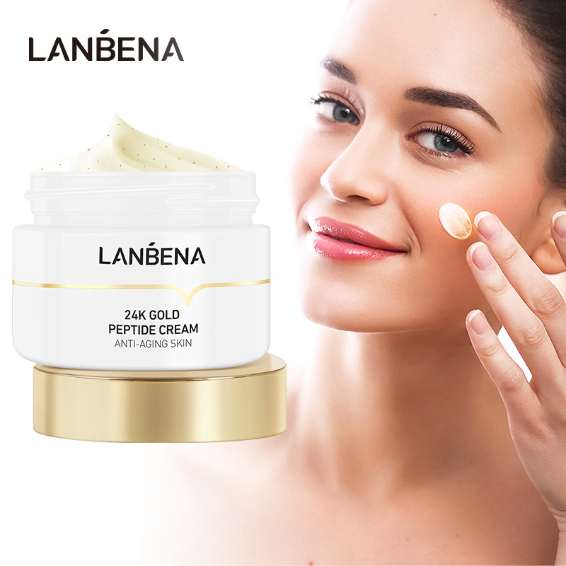 LANBENA укрепляющий увлажняющий крем для лица от морщин 24k золотой пептидный крем для лица