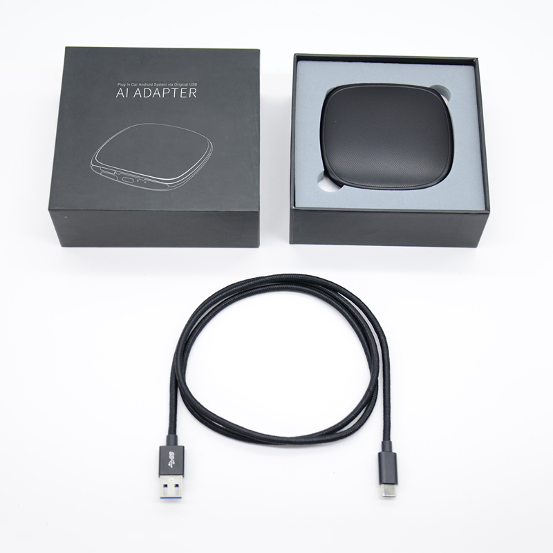 A20 New 3.0 Carplay Ai Box Mini Android 9.0 Box Carplay Dongle Wireless Android Auto Built-in GPS For Volvo Ford Benz BMW