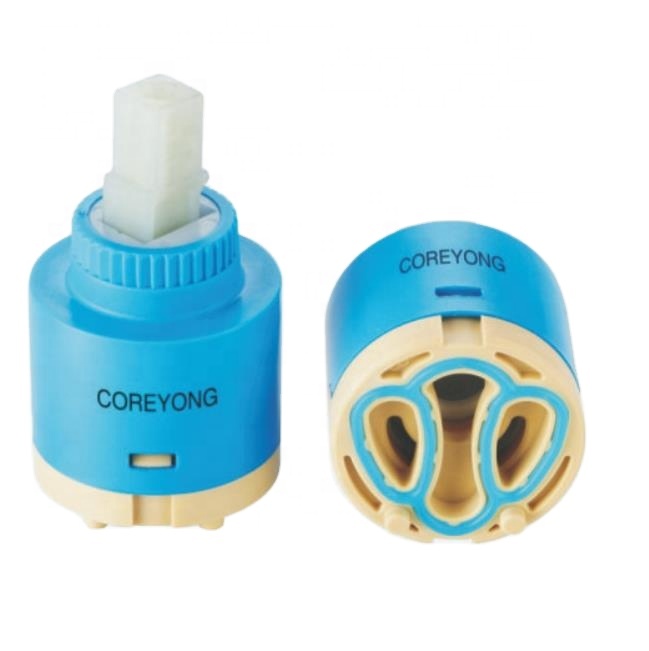 Household portable and lightweight 35mm outlet in front cartridge low torque ceramic cartridge