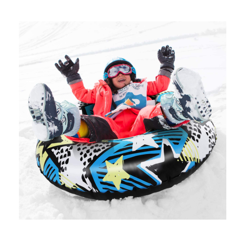Best Quality 0.6mm Thicken Cold Resistant Sports Arctic Trails Snow Rider Inflatable Sled Inflate Sled Kids Youth Tube Snow Sled