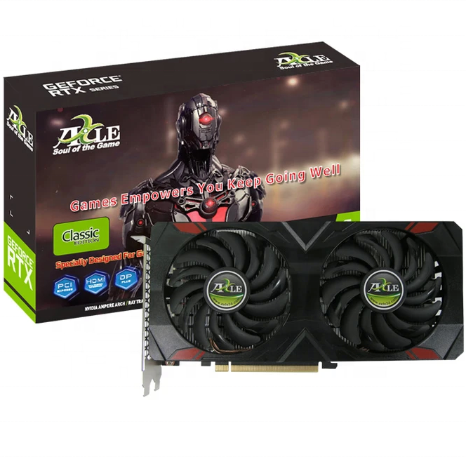 Осевой RTX3050 DDR6 8G 128 бит видеокарты