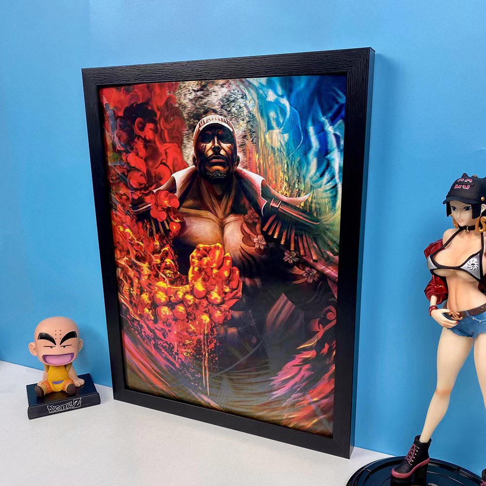 30X40 см пользовательская 3D линзовидная флип-картинка пользовательская линзовидная печать Аниме дизайн плаката