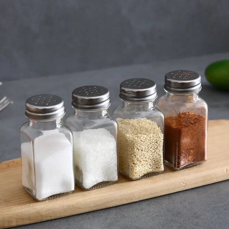 Salt And Pepper Bottling Monosodium Glutamate Seasoning Jar Kitchen Glass Herb Spice Tools Home Kitchen 15-20 Days 7-15 Days
