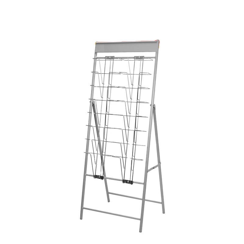 Literature Magazine Brochure Holder Display Stand Office Hotel Advertising Shelf