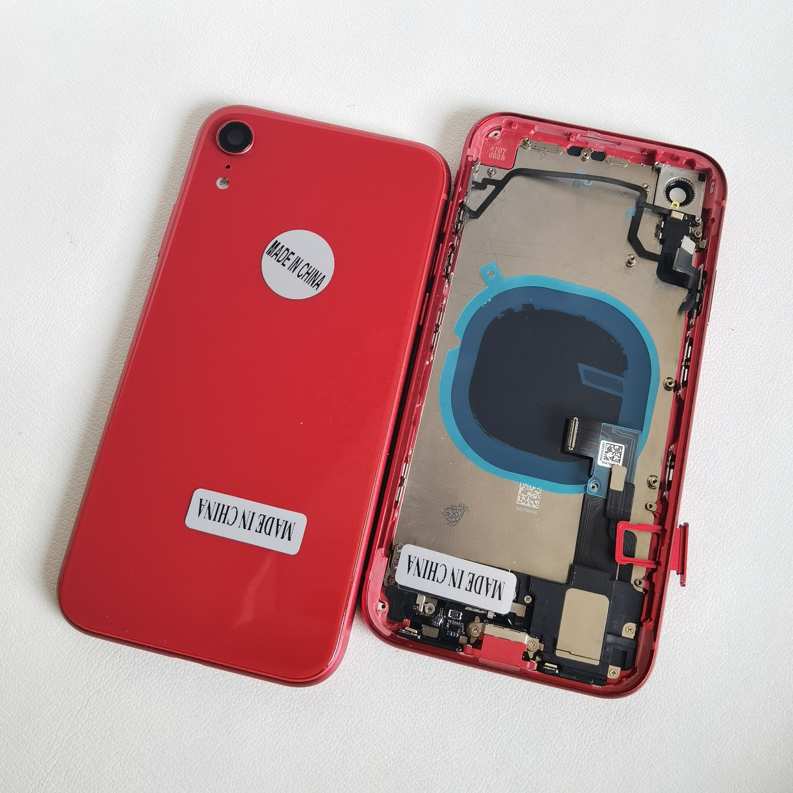 Задняя крышка для мобильного телефона, корпус для Iphone X XS Max XR, полноразмерная средняя рамка с логотипом и гибкими комплектами, замена стекла