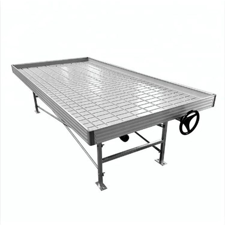MYXL greenhouse grow table 4x4 flood trays ebb flow tables Trays ebb and flow rolling benches