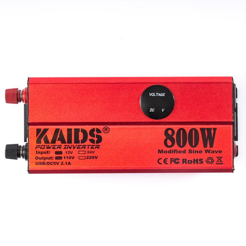 DC to AC 800W Full Power Inverters Converters 12V 220V 50Hz for Car