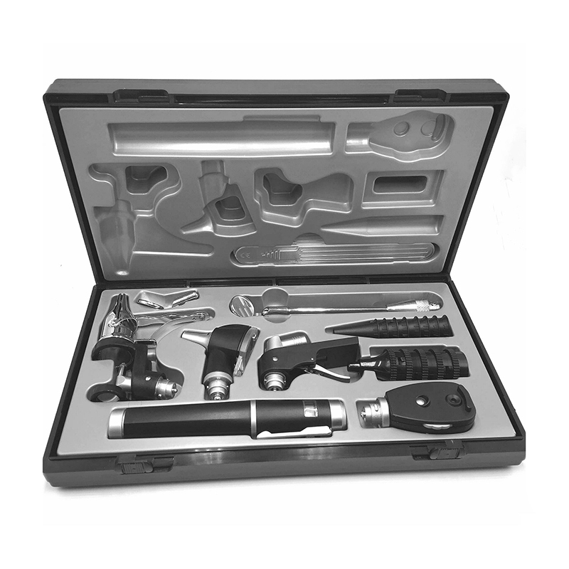 Surgical Instrument Portable ENT set for otoscope ophthalmoscope nose mouth throat examination