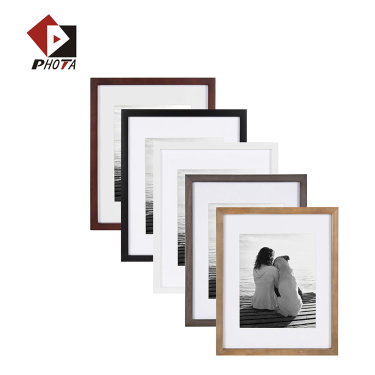OEM Modern Photo Frame Gallery 4x6 5x7 8x10 11x14 16x20 inches Picture Frame Wood for Wall and Table