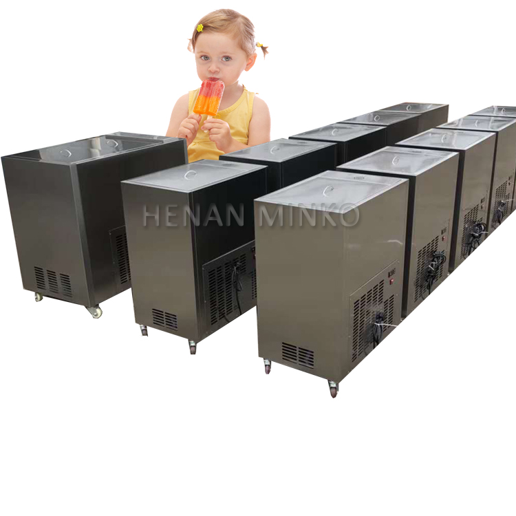 Small refrigerant fluid ice lolly making lollipop popcicle machine price