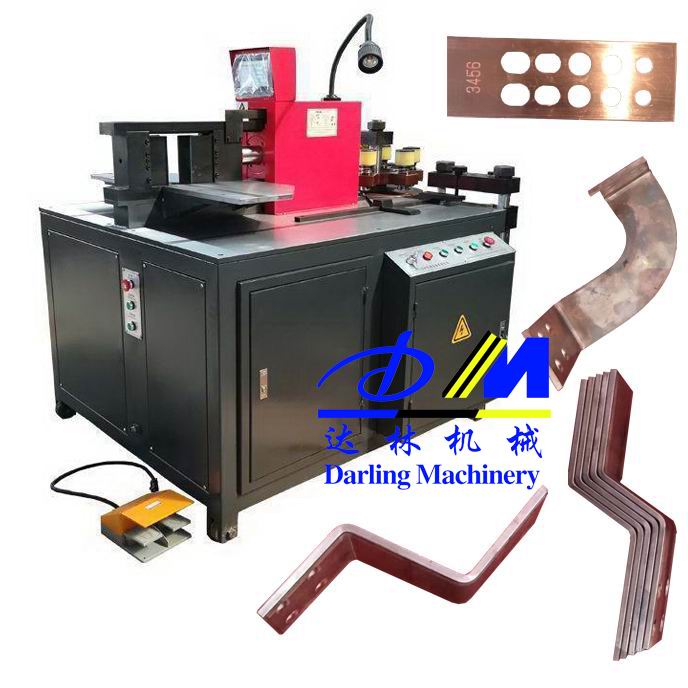 Для высокого низкого напряжения switchgear медь busbar обработки машины DMZT-303K для продажи Автобус Бар станки