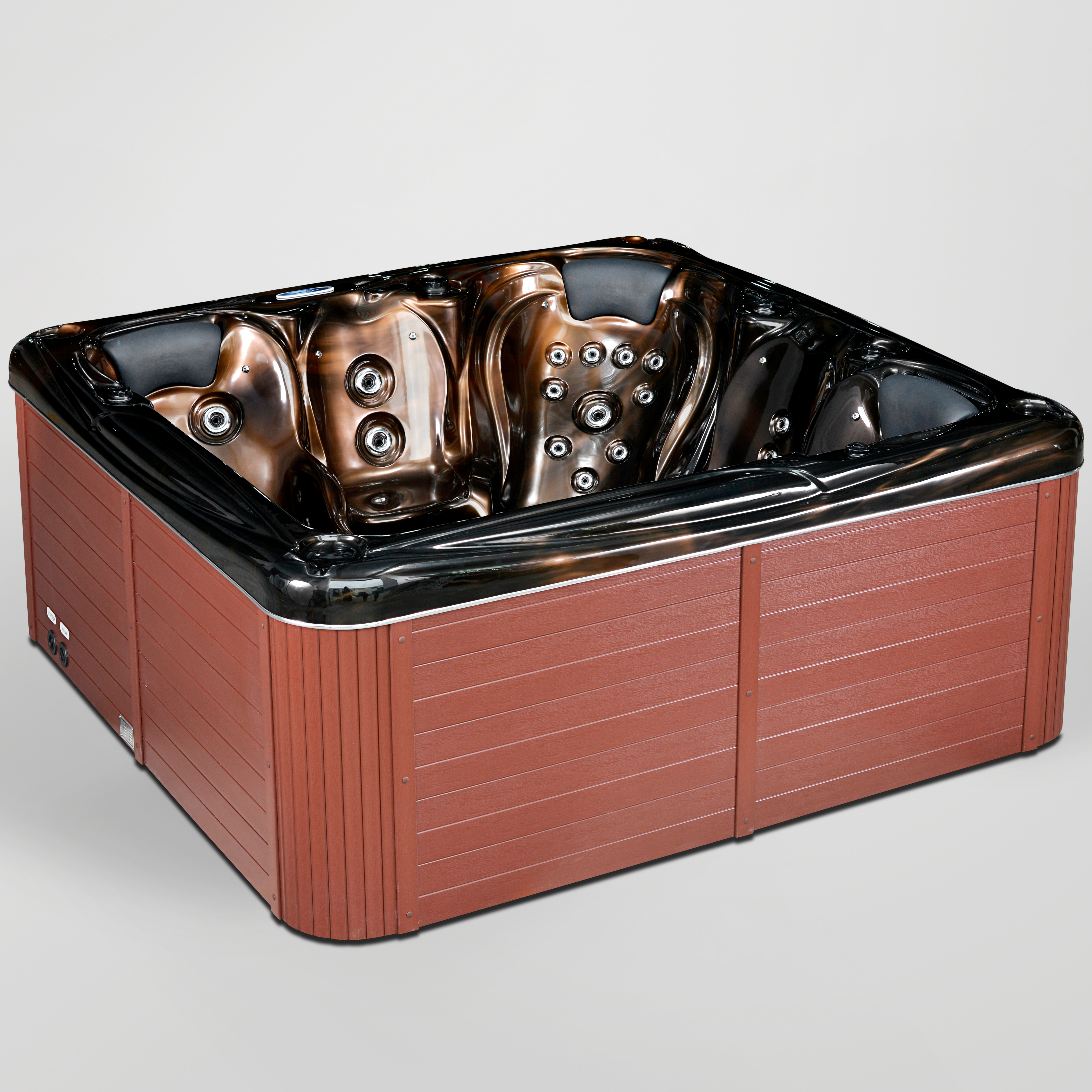 Мебель для ванной комнаты отеля гидромассажная Ванна спа freestanding ванны с огнями