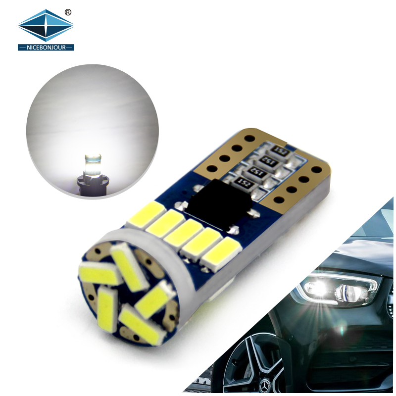 Лидер продаж, автомобильная светодиодная лампа t10 led W5W 194 4014 15smd led t10 canbus, внутреннее освещение для автомобильного номерного знака