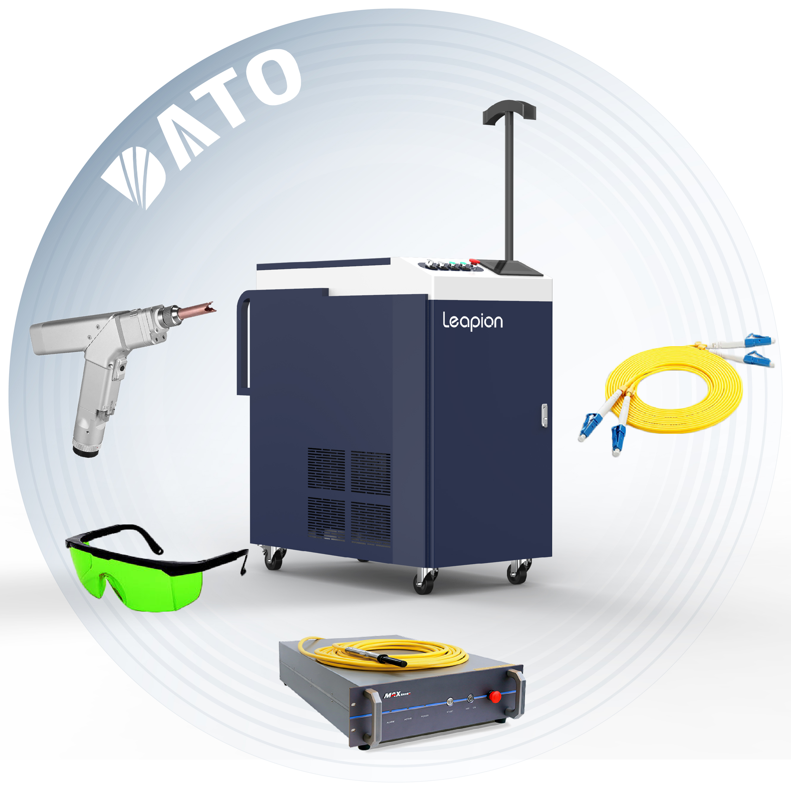2000W Fiber Laser welder automatic optical spot welders lightweld welding machine for metal stainless steel