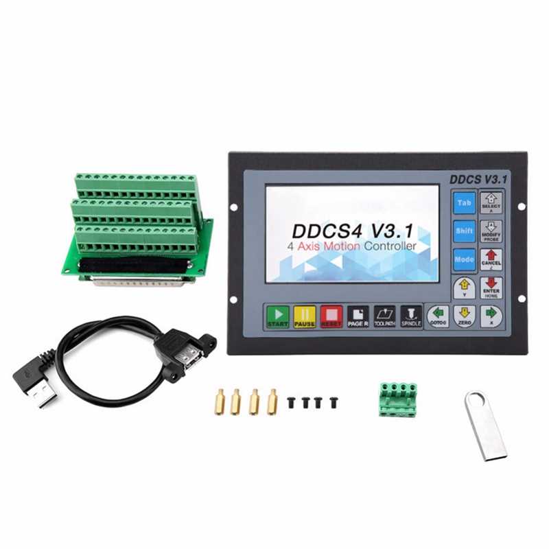 DDCS V3.1 3/4 Axis CNC Standalone Offline Motion Controller