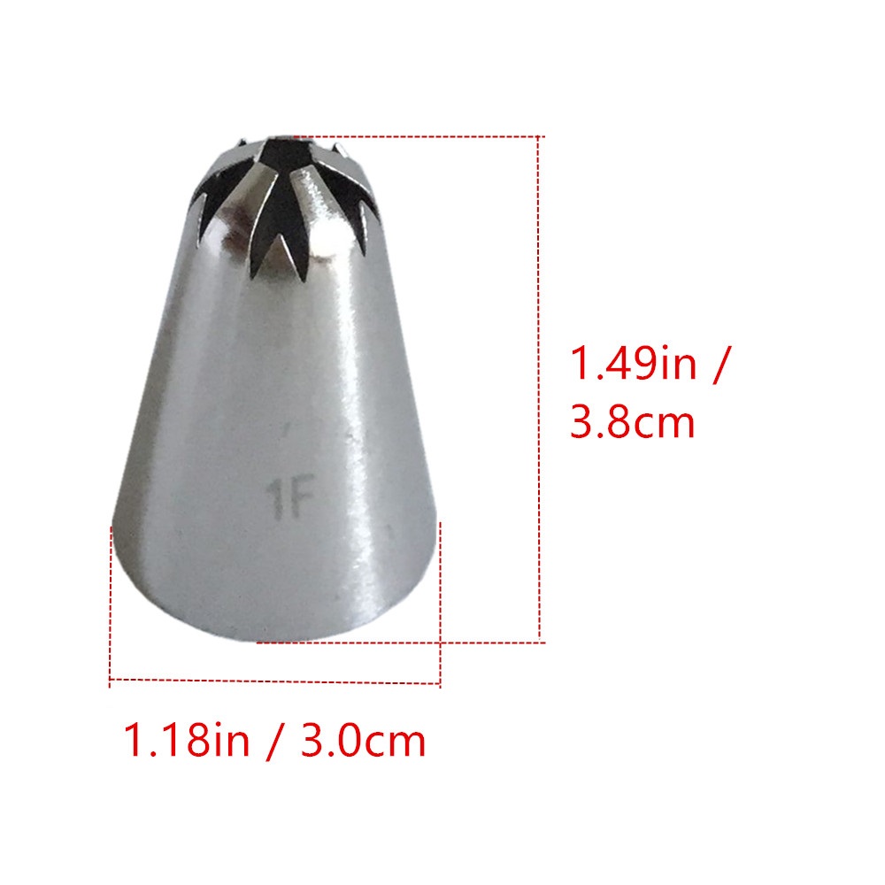 5Pcs DIY Stainless Steel Icing Piping Tips Pastry Nozzles Icing Cream Fondant Sugarcraft Cake Decorating Tool Pastry Baking