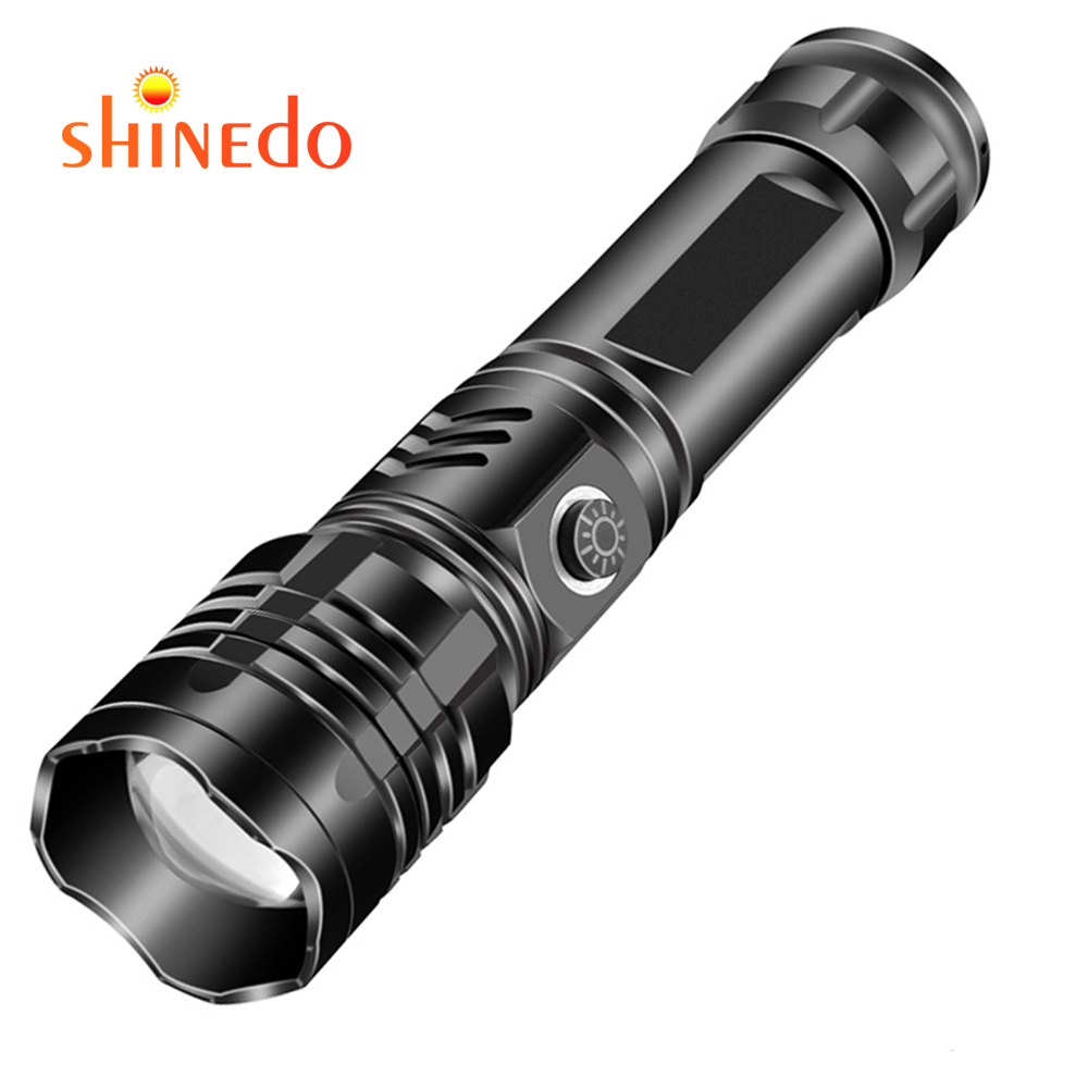 High Power Battery Aluminum Emergency Waterproof Tactical Led Rechargeable Torch Flashlight