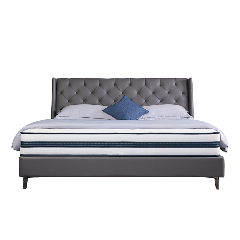 sample italian faux leather furniture king queen brown fullsize designs modern leather bed frame