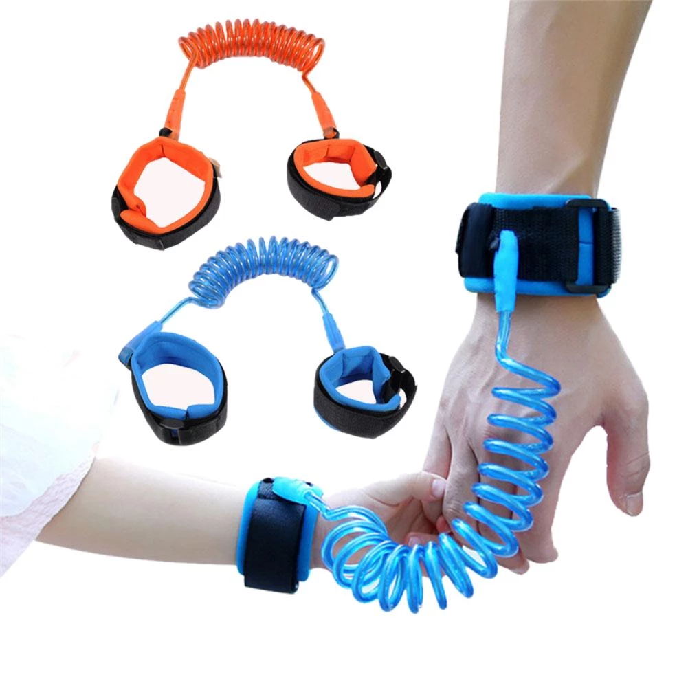 Hot Sale Child Kid Anti-lost Link Safety Leash Adjustable Wrist Harness Cut Continuously Strap Reins Traction Rope Solid Outdoor