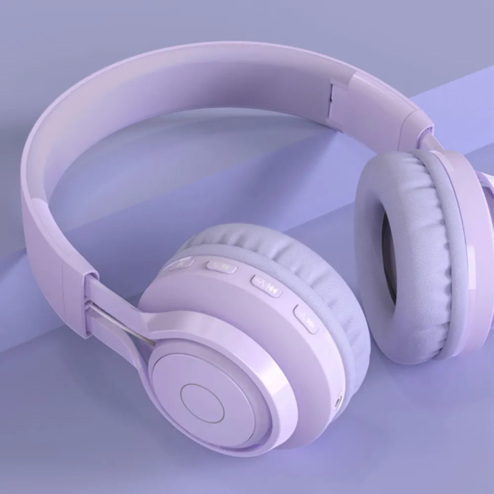 Popular Wireless BT Headband led headphones bluetooth for girls