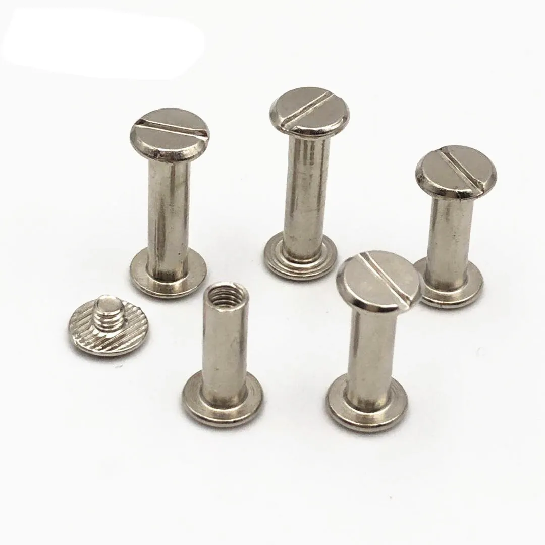 Factory price customized Leather Screw Binding Screw stainless steel chicago binding screws