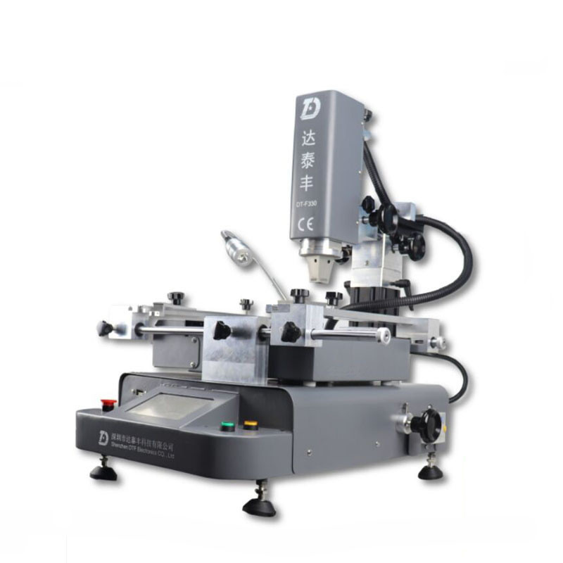 Factory promotion ! DTF new design DT-F330 hot air BGA rework station with infrared heating panel bga machine