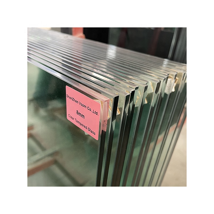 8mm Clear Tempered/Building Glass For Partition Wall