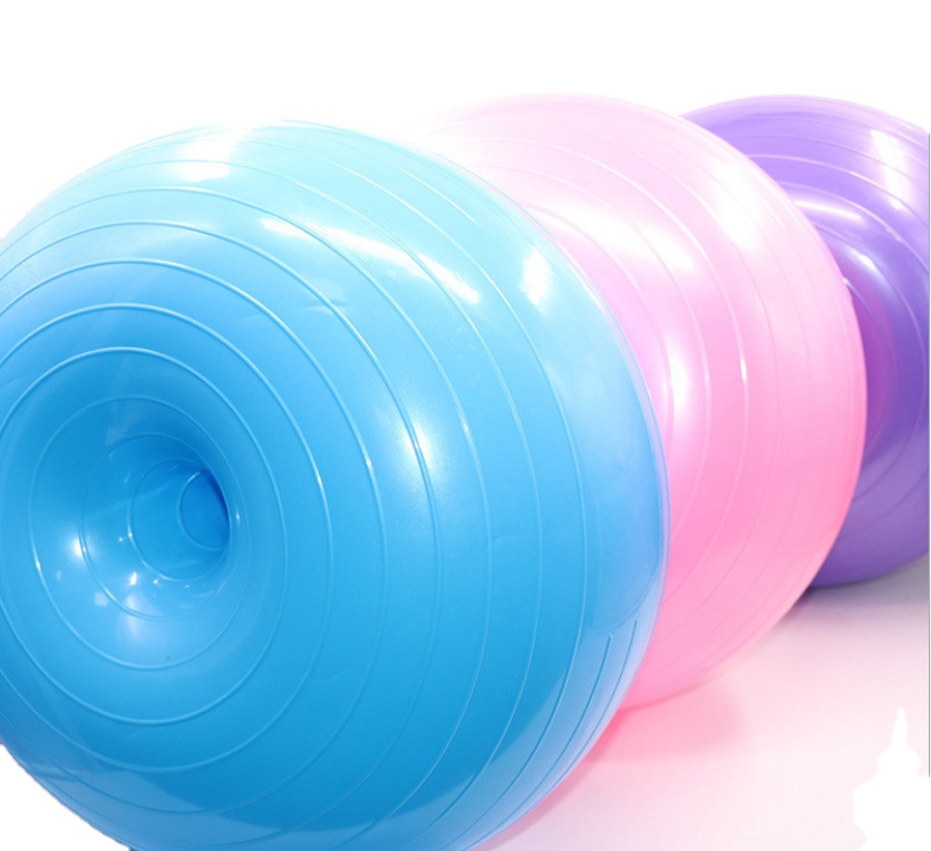 50cm 45cm anti-burst pvc apple ball donut yoga ball gym fitness ball