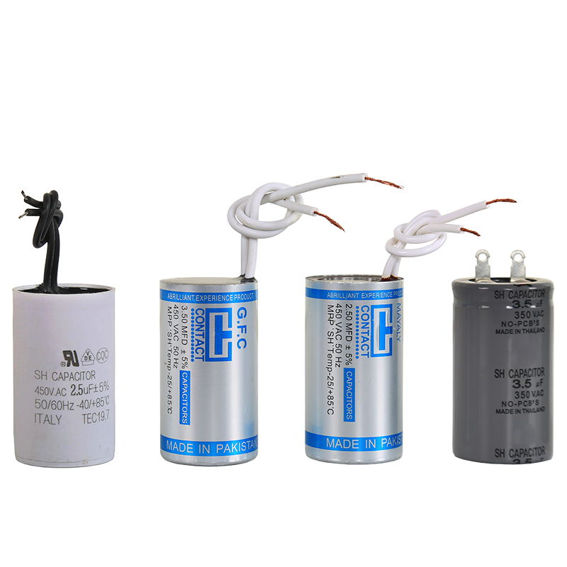 Capacitor CBB61 450VAC Capacitor 5% 50/60hz1.2/1.5/1.8/2/2.2/2.5/3/4/5/6/7/8