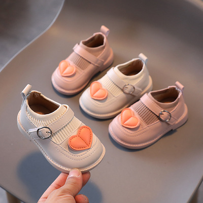 Spring Autumn Children's PU Leather Tan Child Dance Shoes Baby Kids Fashion Princess Girls Dress Shoes