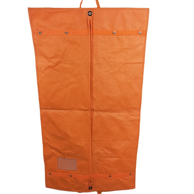 Wholesale Customised 2021 Hot Selling 120Cm Zip-Lock Long Printed Nature Cotton Canvas Suit Cover Garment Bag