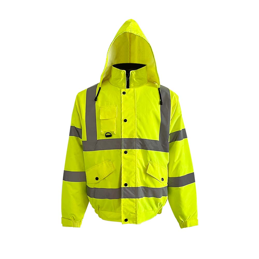Зимняя флуоресцентная Защитная куртка HCLITE EN471 Hi Vis