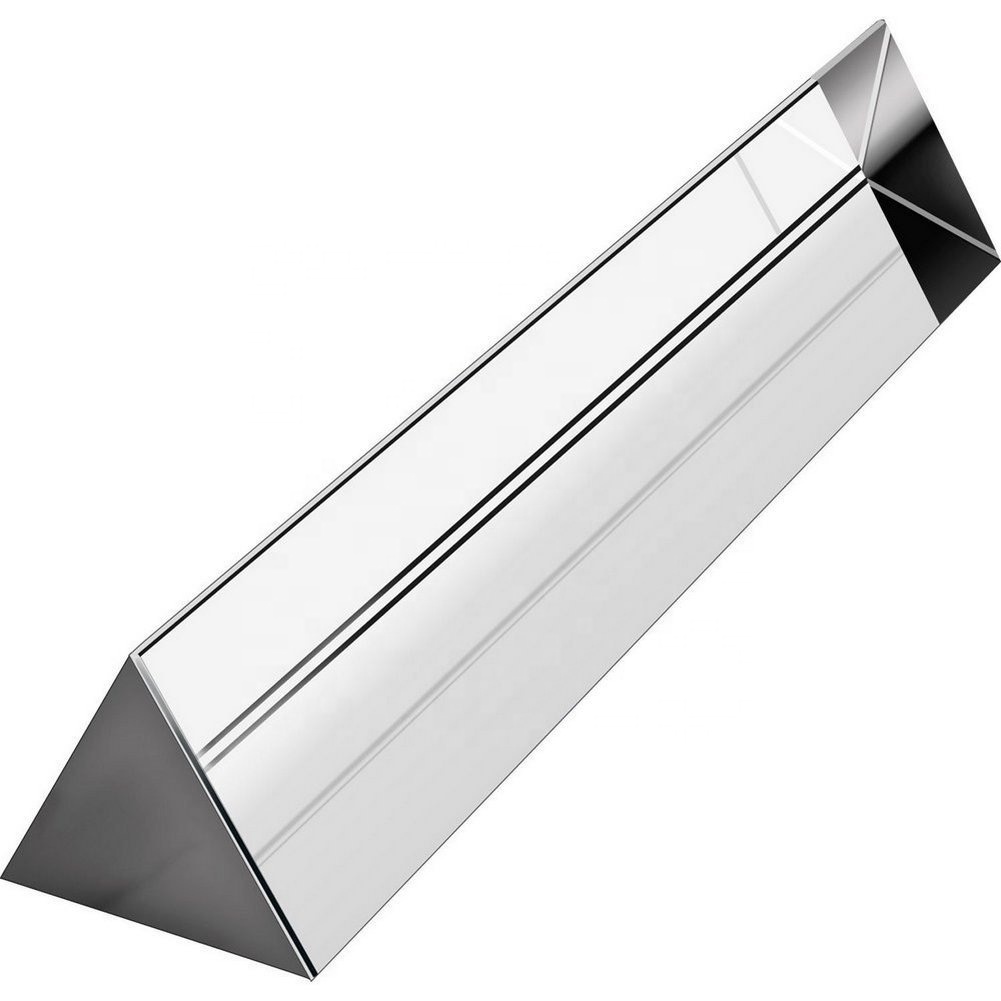 30*30*200mm Optical Glass Triangular Prism for Teaching Light Spectrum Physics and Photo Photography Prism
