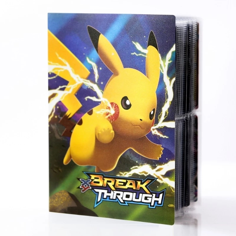 Premium Pokemone V Vmax Cards Go Plus Box Card Folder Figure Pocket Holder 4 Pockets Album