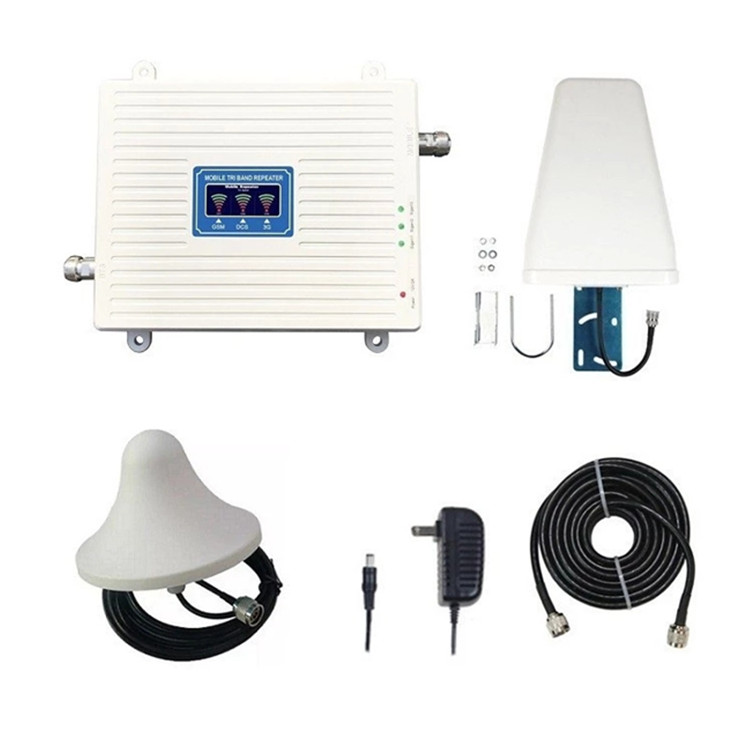 GSM900 DCS1800 WCDMA2100MHZ трехдиапазонный 2g, 3g и 4g сотовый телефон антенной телефонного сигнала интернет-усилитель tri_band_repeater трехдиапазонный ретранслятор